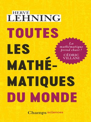 cover image of Toutes les mathématiques du monde